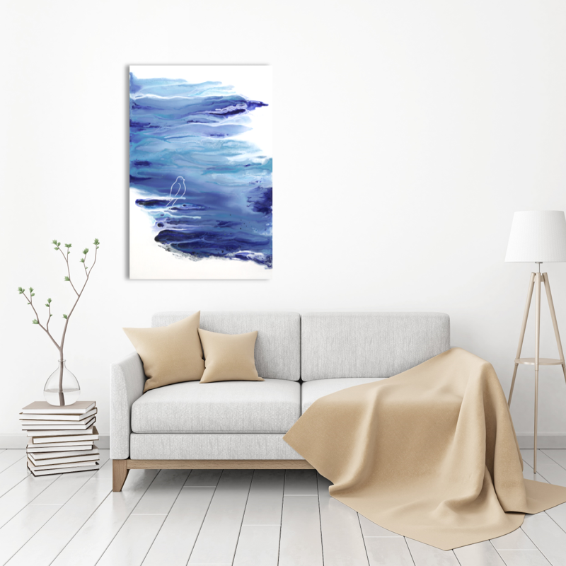 Original Painting of Blue Bird