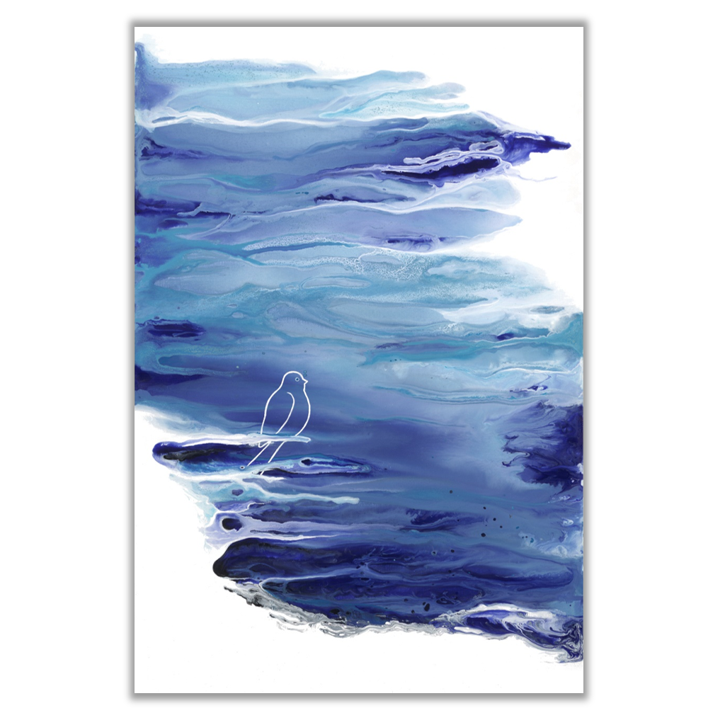 Original Painting of Blue Bird