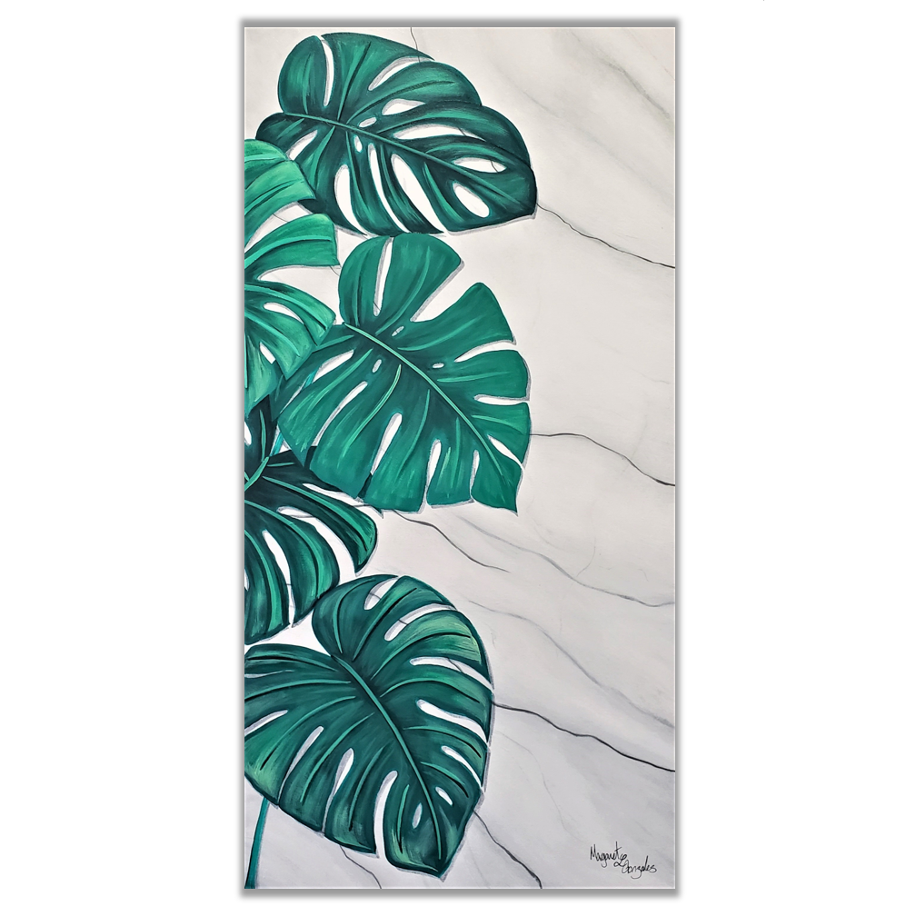 Original Painting of Split Leaf Philodendron