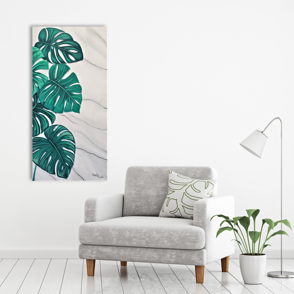 Original Painting of Split Leaf Philodendron