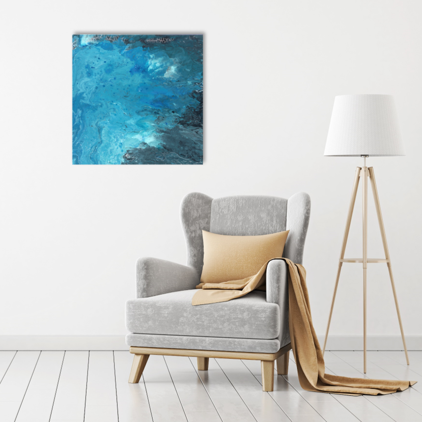 Original Painting of Blue Abstract