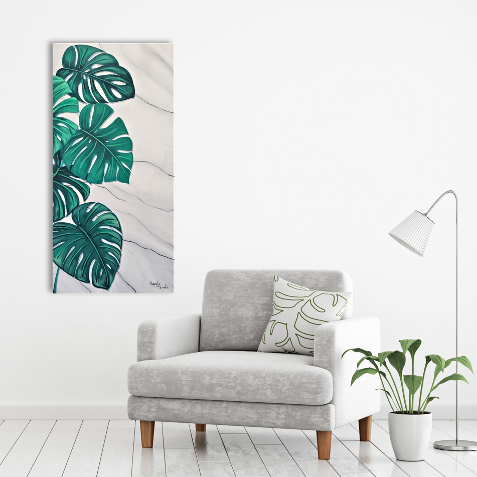 Original Painting of Split Leaf Philodendron 